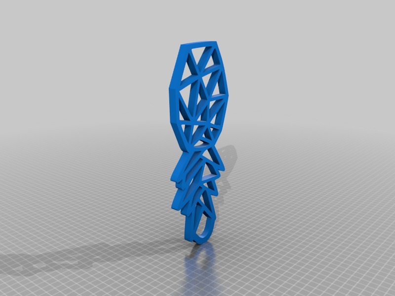 Miniatura 2 do modelo 3D Pineapple keychain