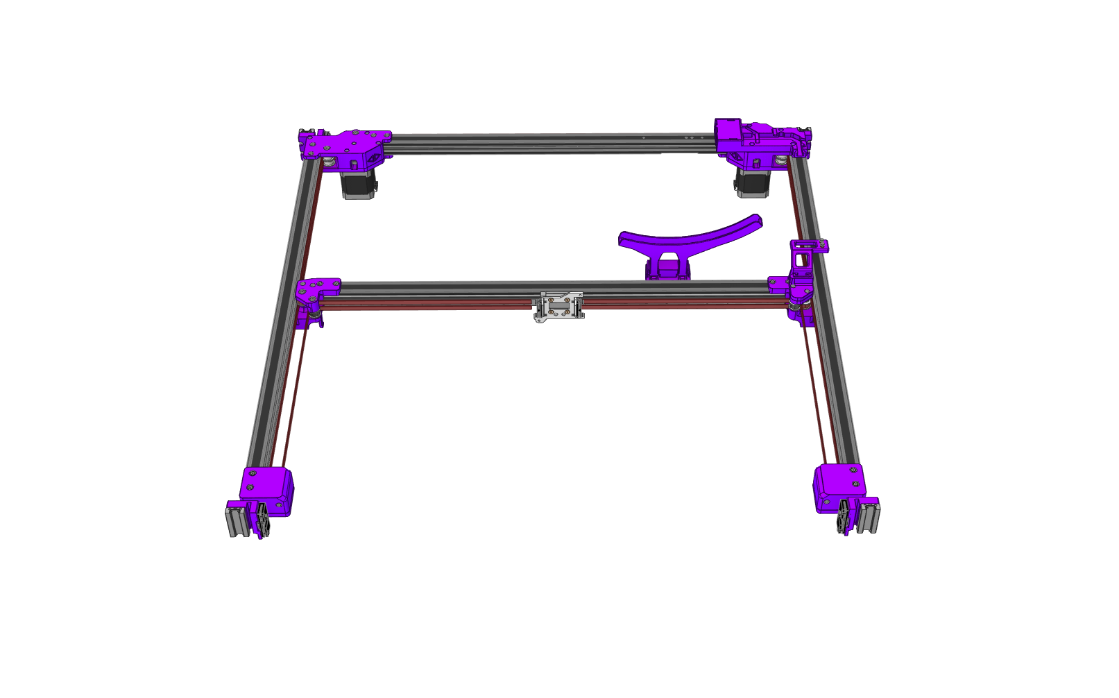 Fully 3D Printed Gantry V2 (NEMA17, Double Shear) – Sovol SV08 MAX