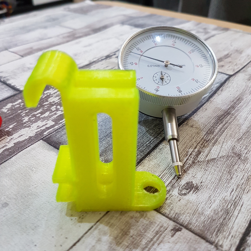 dial gauge mount for bed leveling by MZTutto3d Download free STL