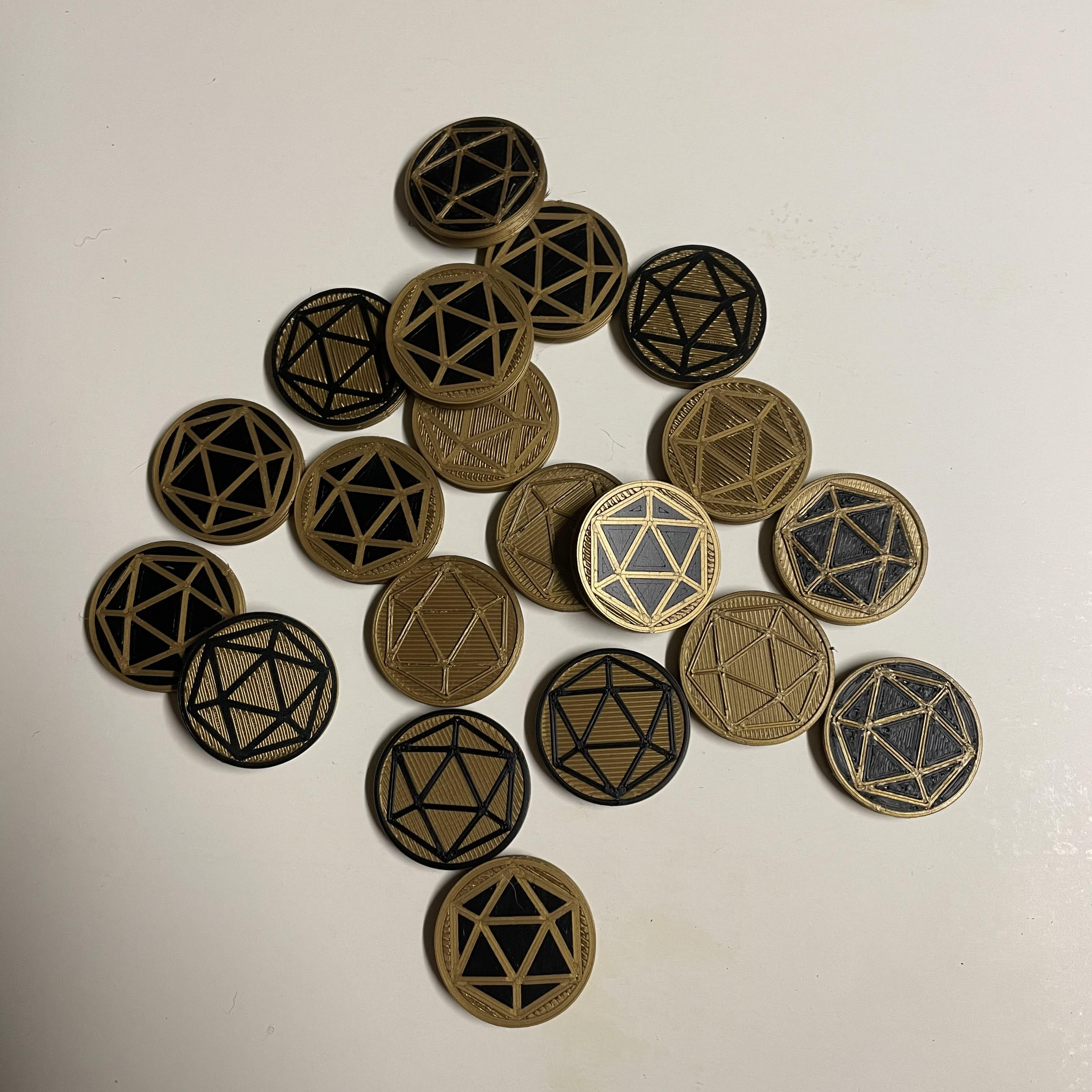 Inspiration D20 Tokens