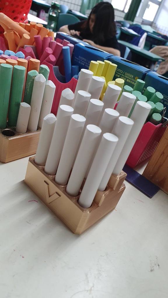 Chalk Holder by SeanChangX Download free STL model