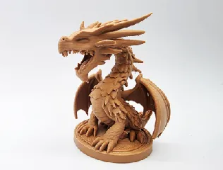 Big Mouth Dragon on Pedestal