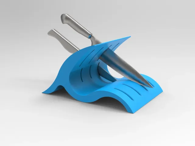 Knife Block "Wave"