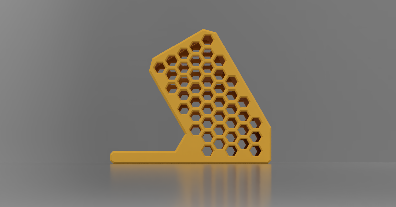 Miniatura 4 do modelo 3D Modular Knife Holder with Hexagonal Pattern