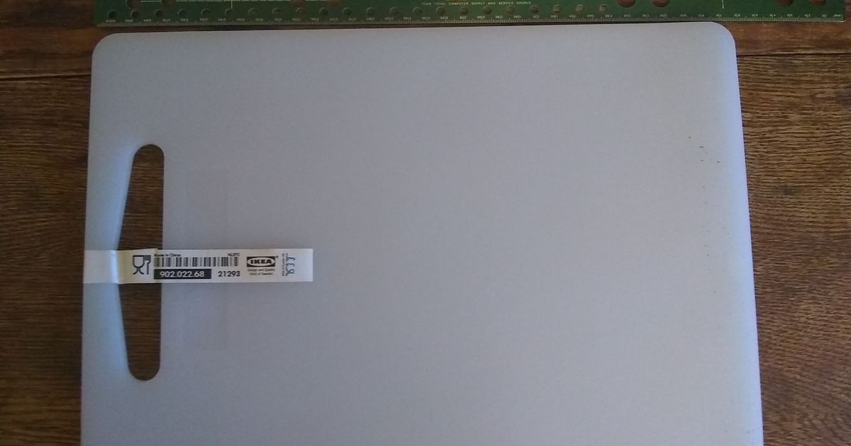 LEGITIM Cutting board, white, 13 ½x9 ½ - IKEA