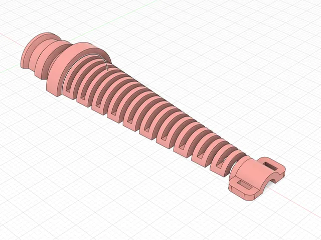 PUG (Parametric umbilical gland) - Remixed incl. Fusion360 file