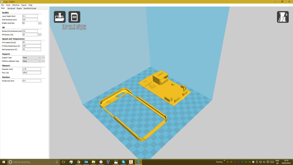 Miniatura 7 do modelo 3D BBC MicroBit Holder (iPhone 6)