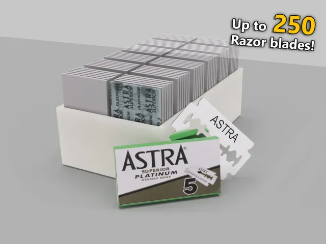 Razor blades box