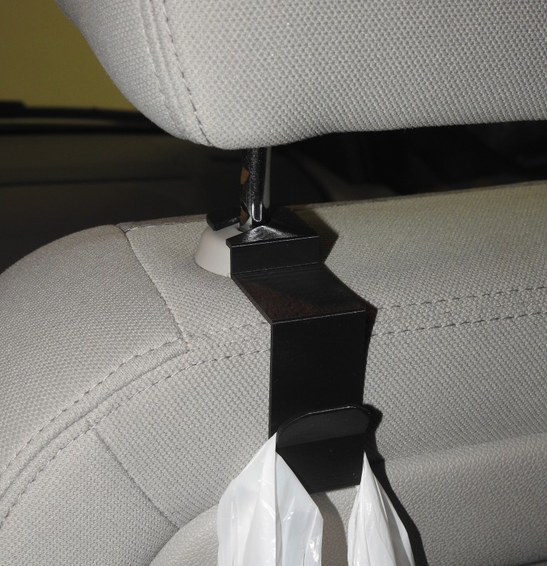 Miniatura 5 do modelo 3D Headrest Hook Generator