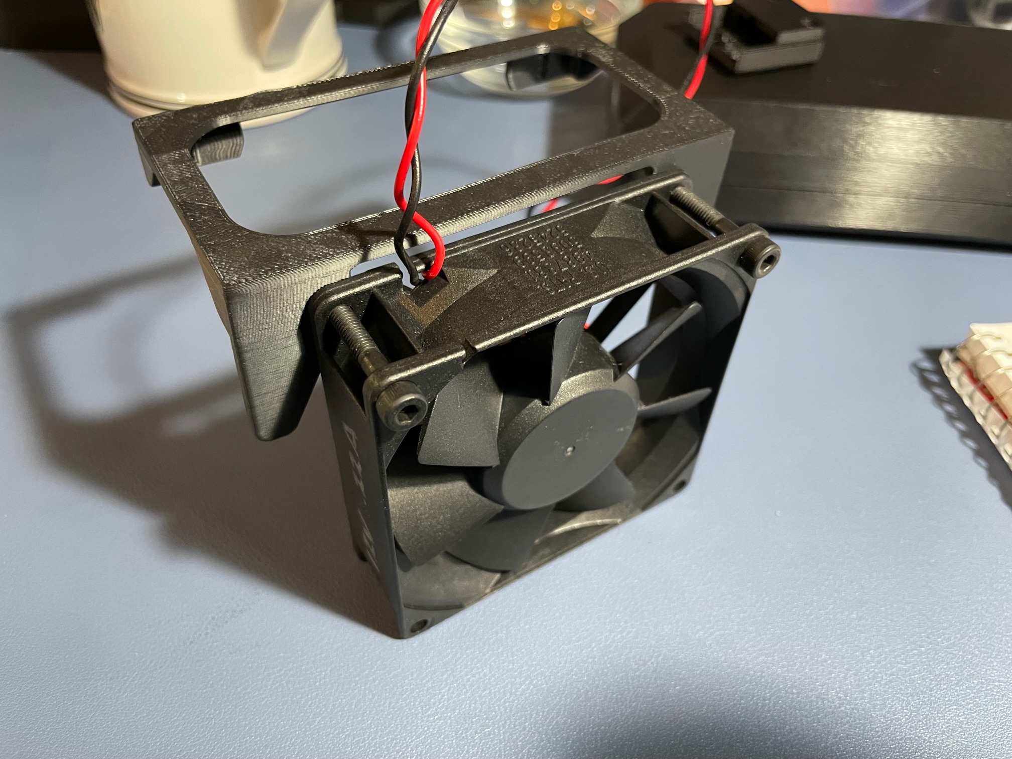 Fan Mount for OLD Prusa Mk3 Power Supply by Originate 3d Download