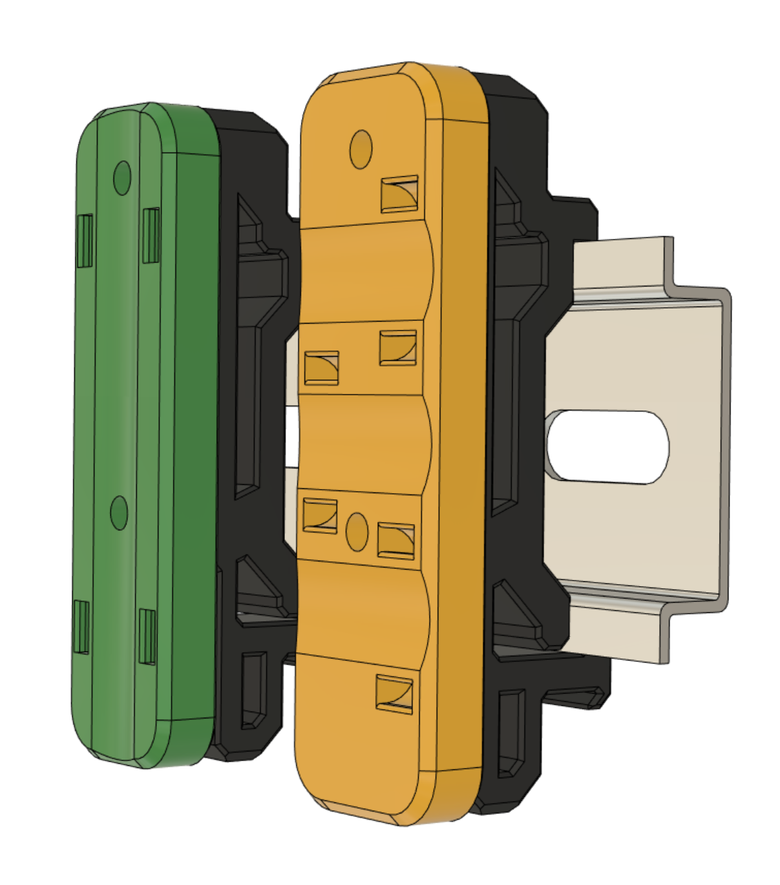DIN rail cable organizer (remix)