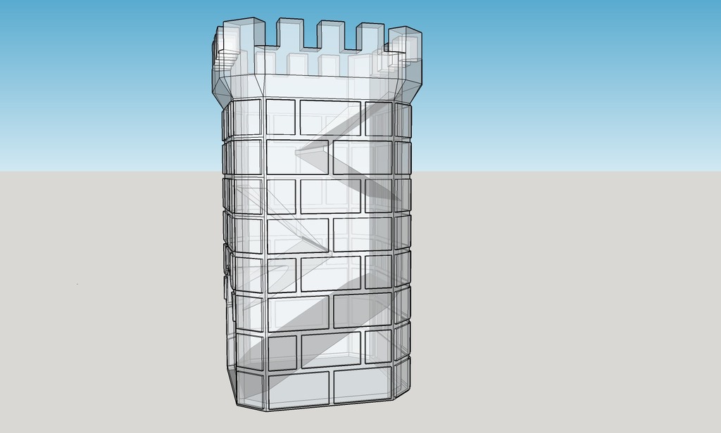 Dice Tower w/swappable trays by LightBringer | Download free STL model ...