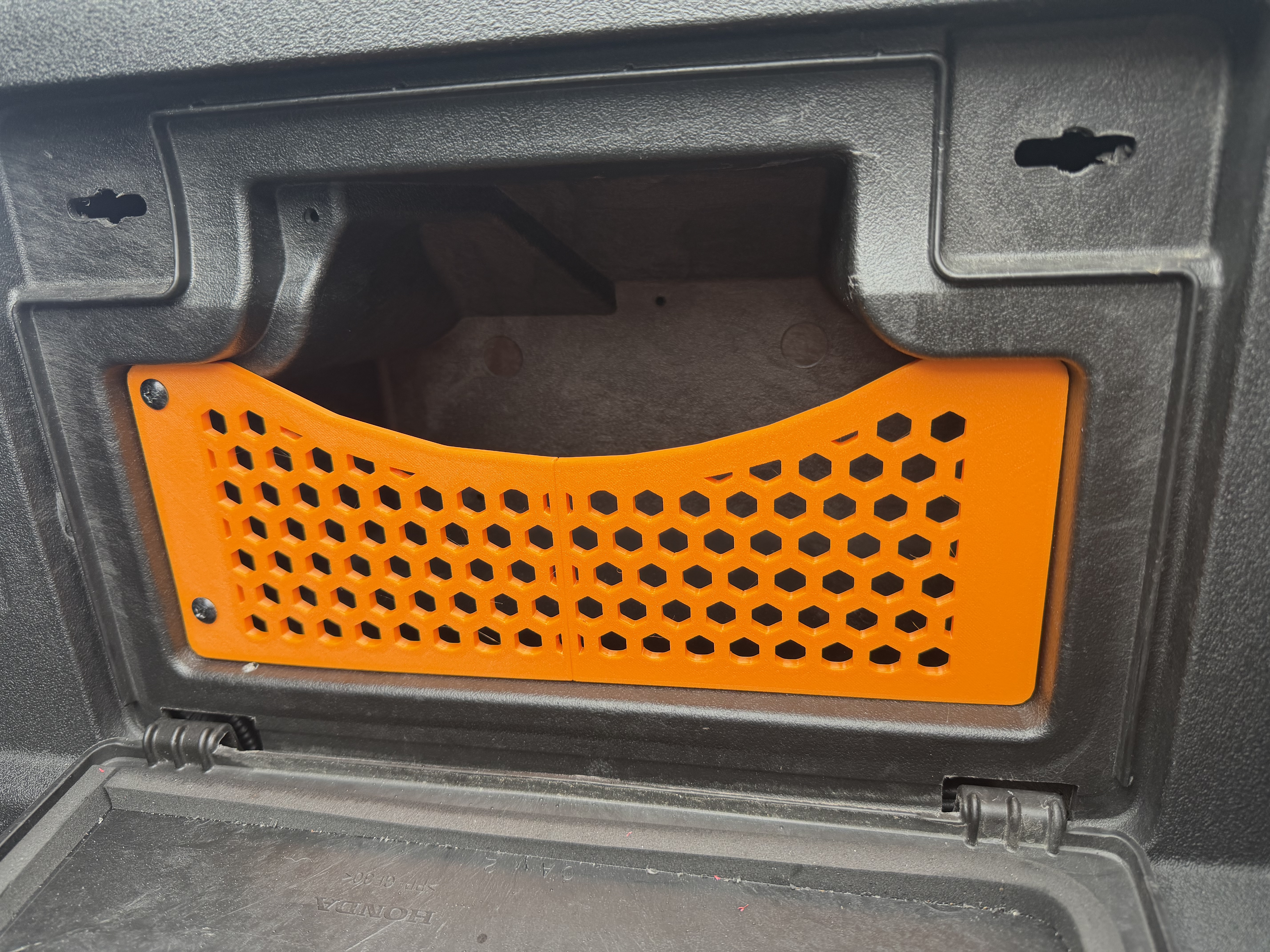 Panel for Honda Ridgeline bed side cubby storage area