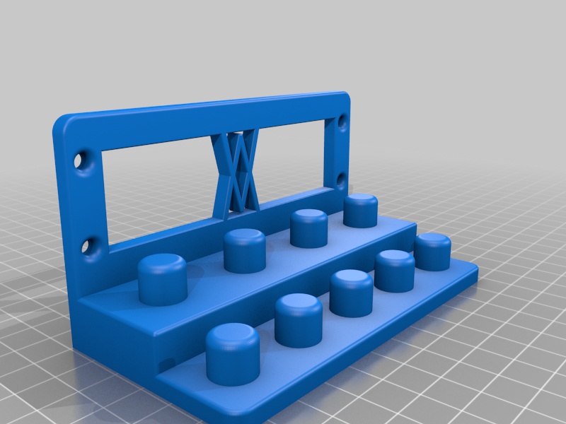 Tool Holder for TX Socket Set 19pcs 010 I for screws or peg board by ...