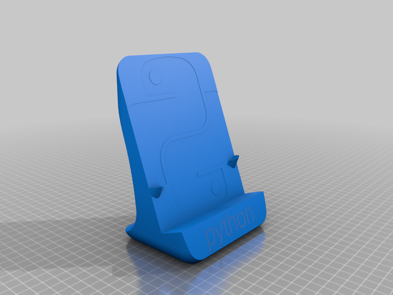 Miniatura 6 do modelo 3D Python Logo stand