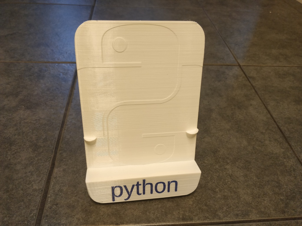 Miniatura 8 do modelo 3D Python Logo stand
