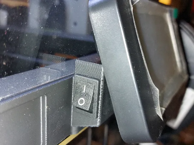 AD5X - facade avec bouton ON-OFF déporté