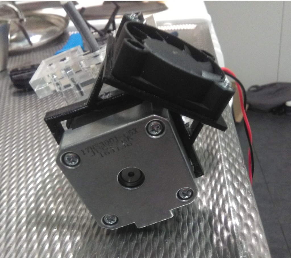 Stepper Motor Fan Clip