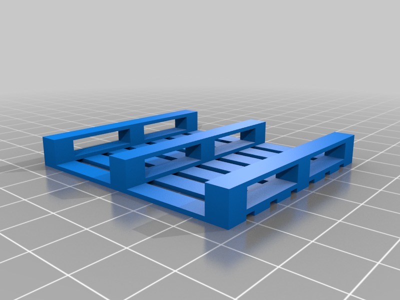 Miniatura 4 do modelo 3D simple 1/20 scale pallet 