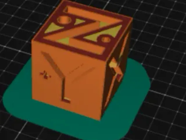 Calibration cube for ringing