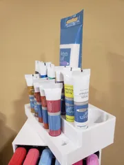 Acrylic Paint Pegboard Rack by perfuzion, Download free STL model