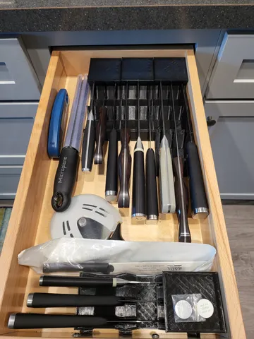 Revised In-Drawer Knife Holder