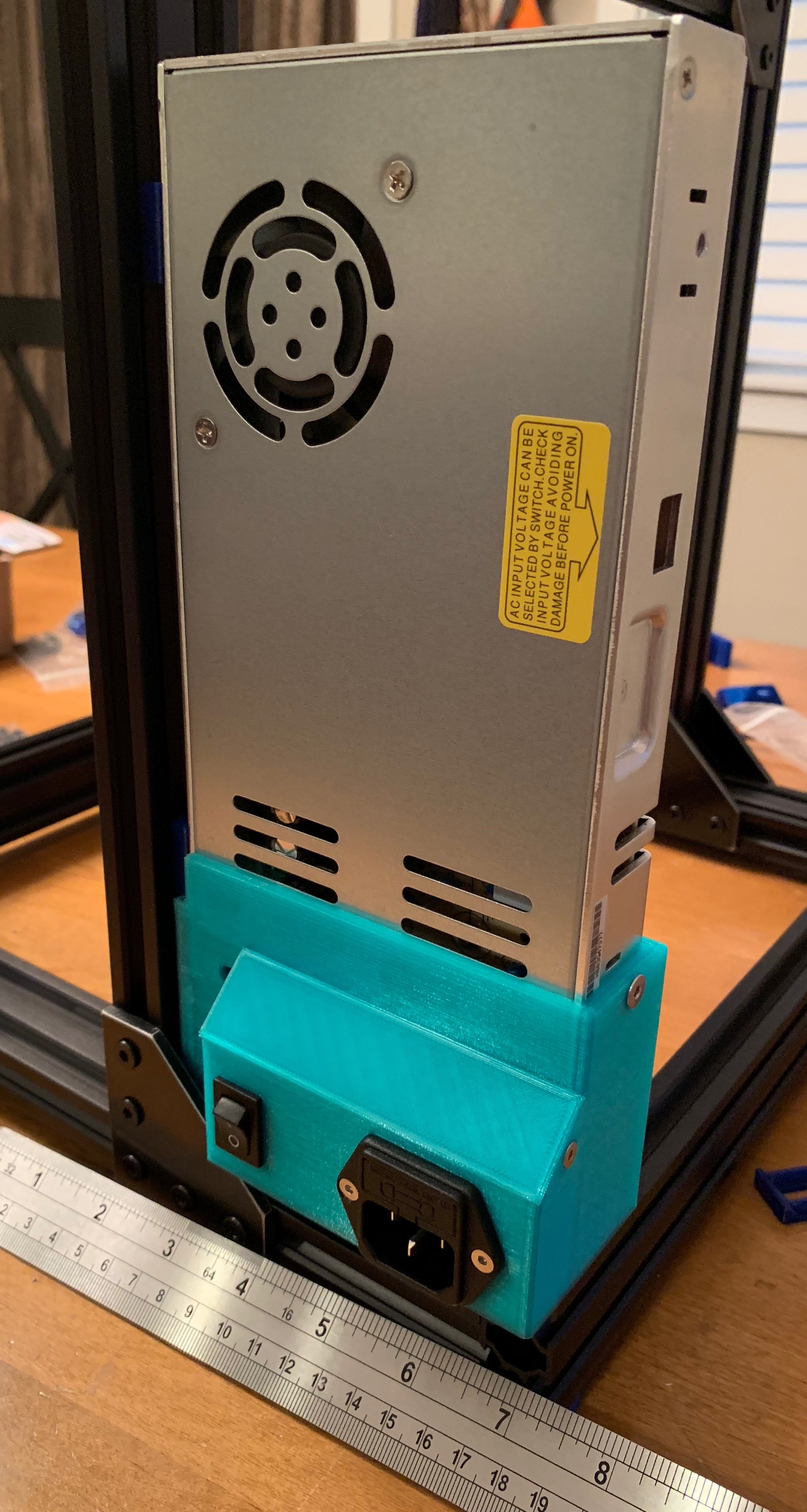 Meanwell PSU cover for Bear Mod of Prusa MK3
