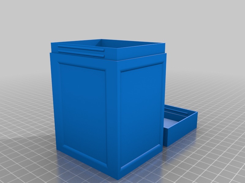 Locking Deck Box by LightofIce Download free STL model