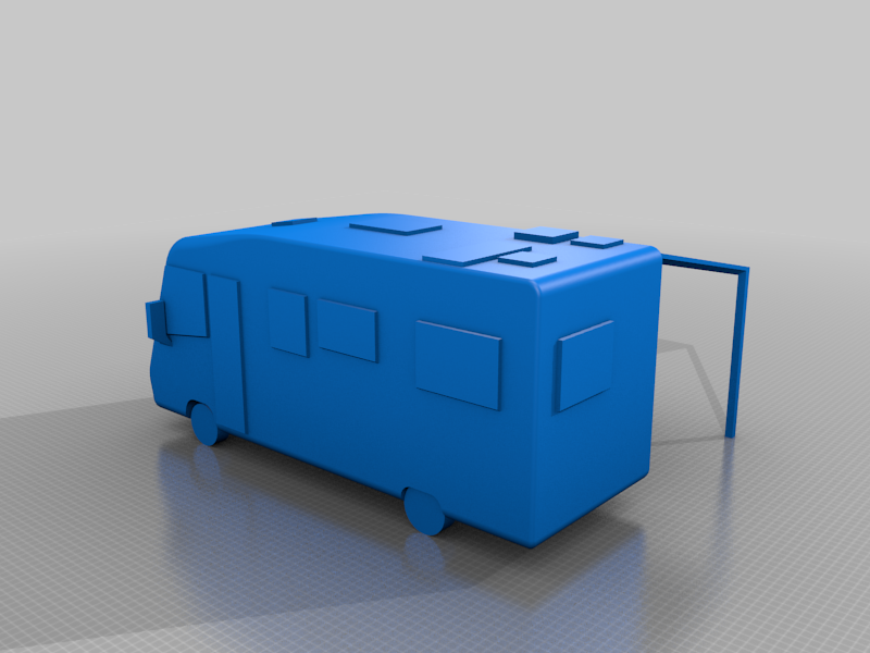 Dethleffs camper by Bidi01 | Download free STL model | Printables.com