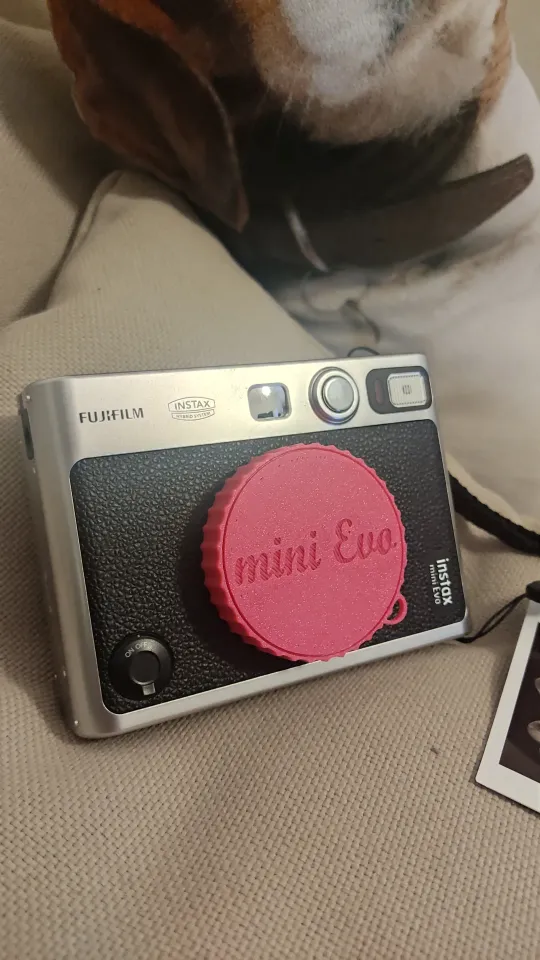 Instax Mini Evo Lens Cap by erktheoger | Download free STL
