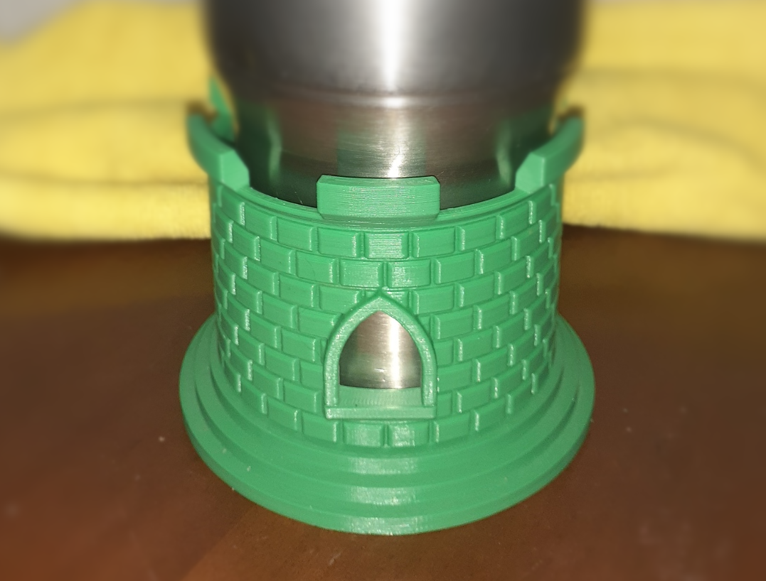 Cup Holder Castle by SpaceDog3D Download free STL model