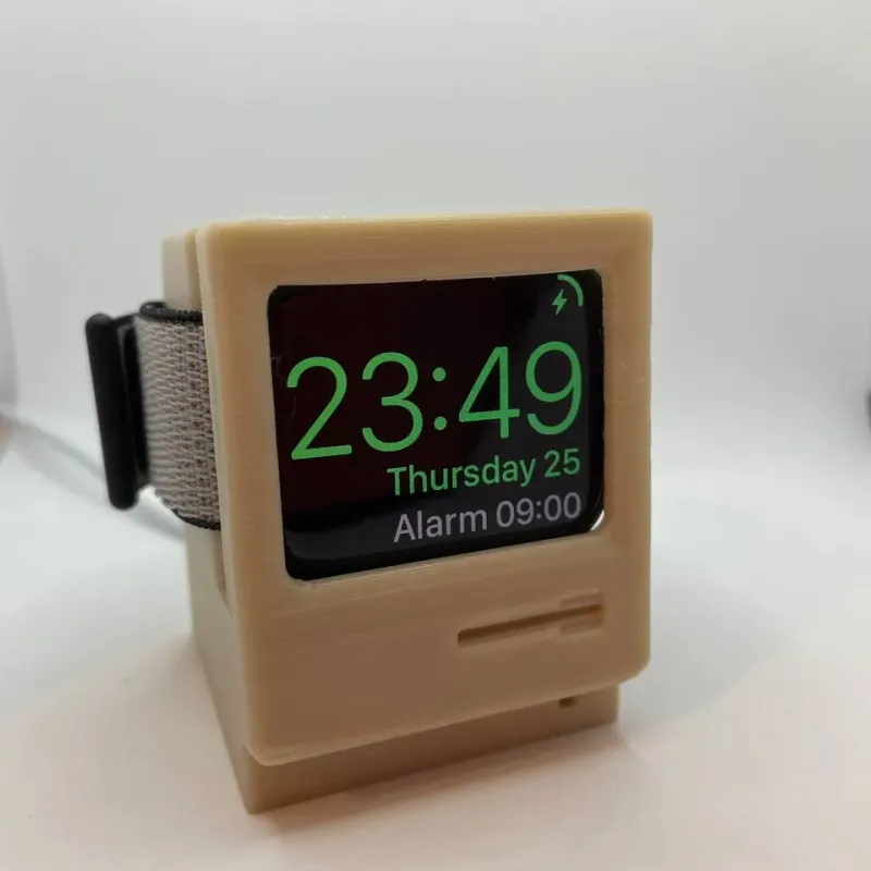 Macintosh apple best sale watch stand