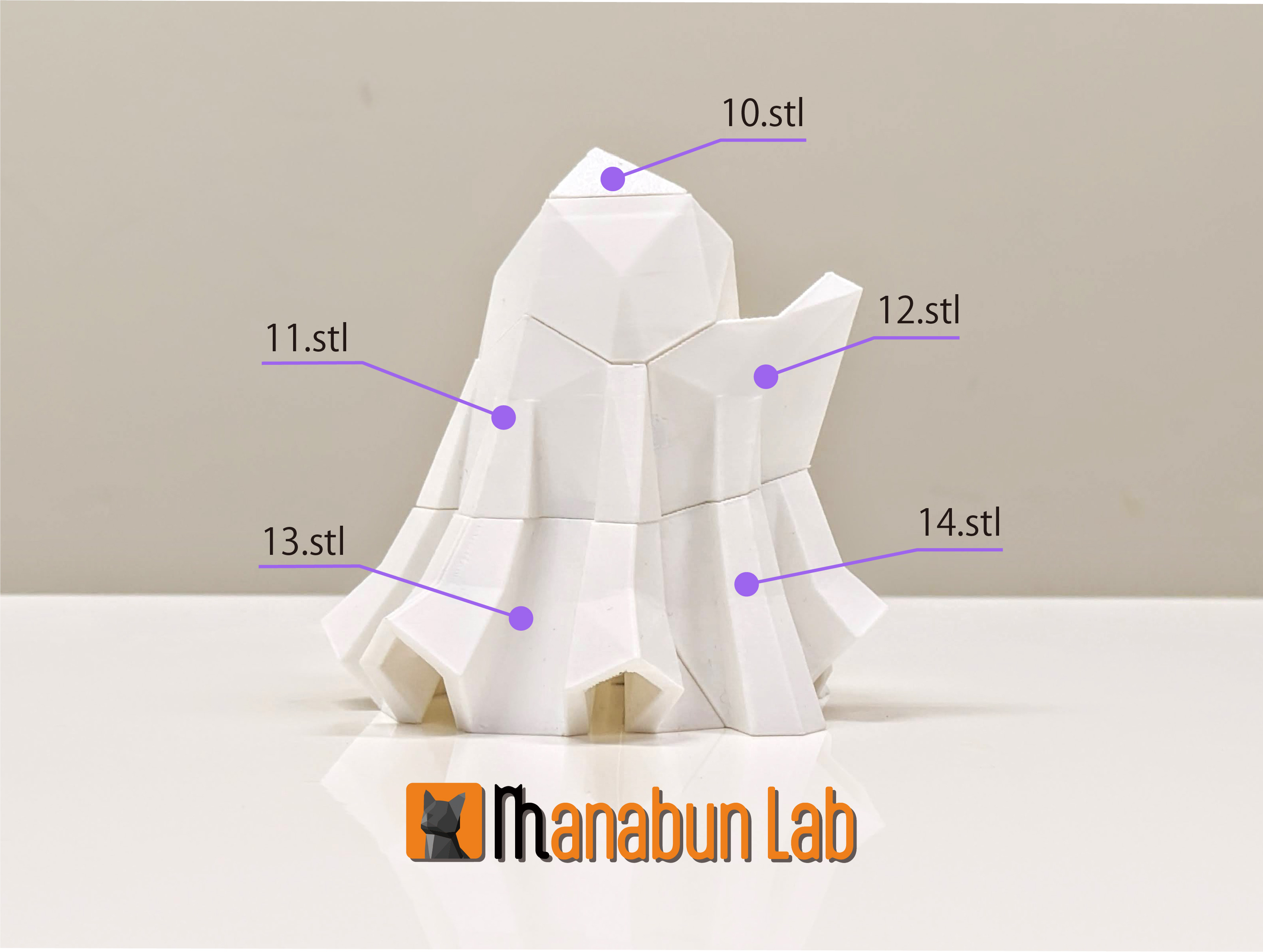 Low Poly Ghost Puzzle — miniatura 10