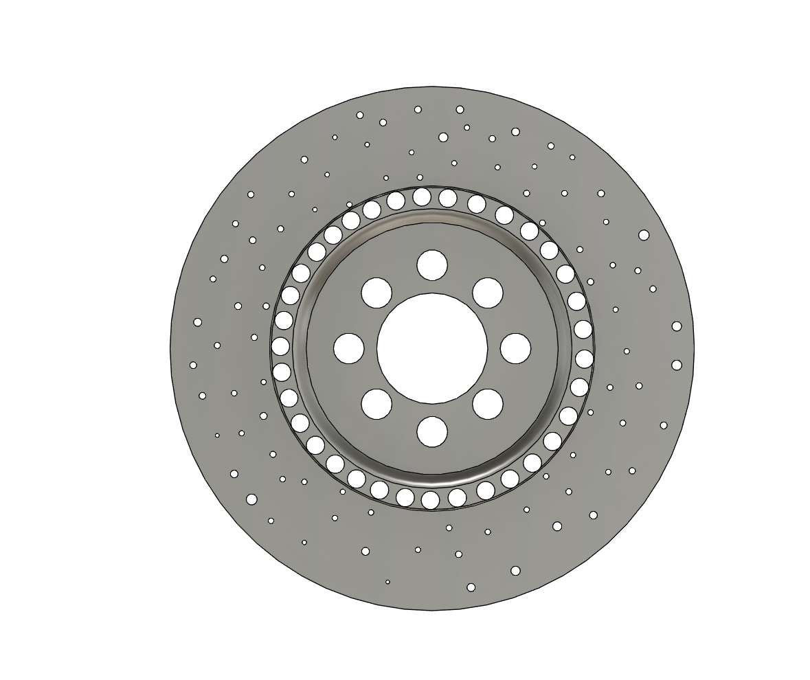 Carbon ceramic brake coaster for drinks