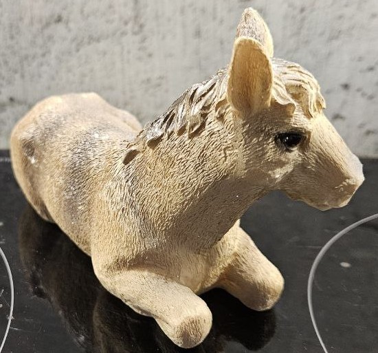 Miniatura 2 do modelo 3D Sitting donkey nativity scene
