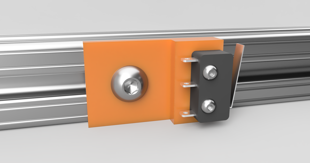 Limit Switch Bracket for 1" Extrusion by Ty10y Download free STL