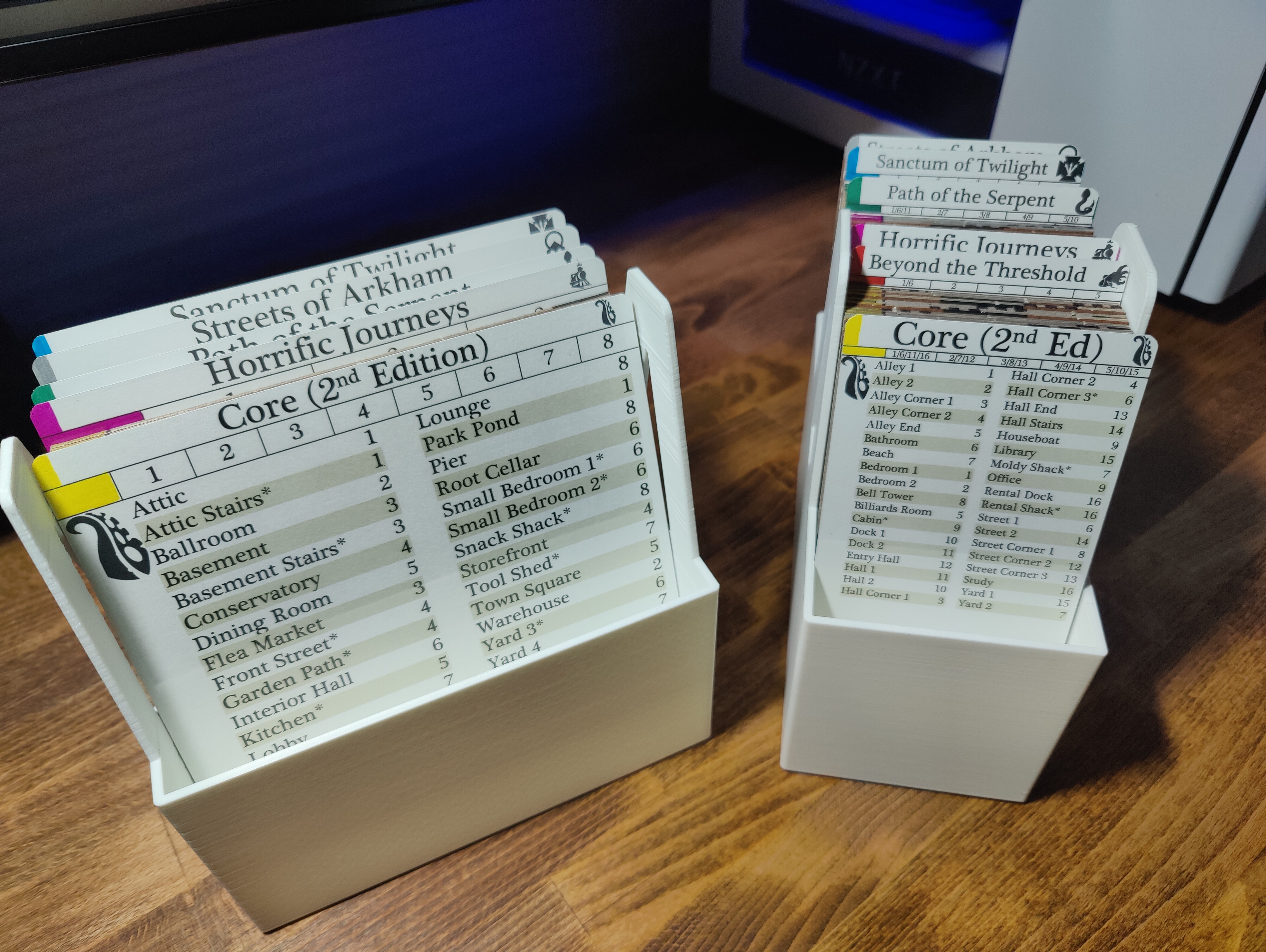 Mansions of Madness (2E) Map Tile Boxes with Dividers