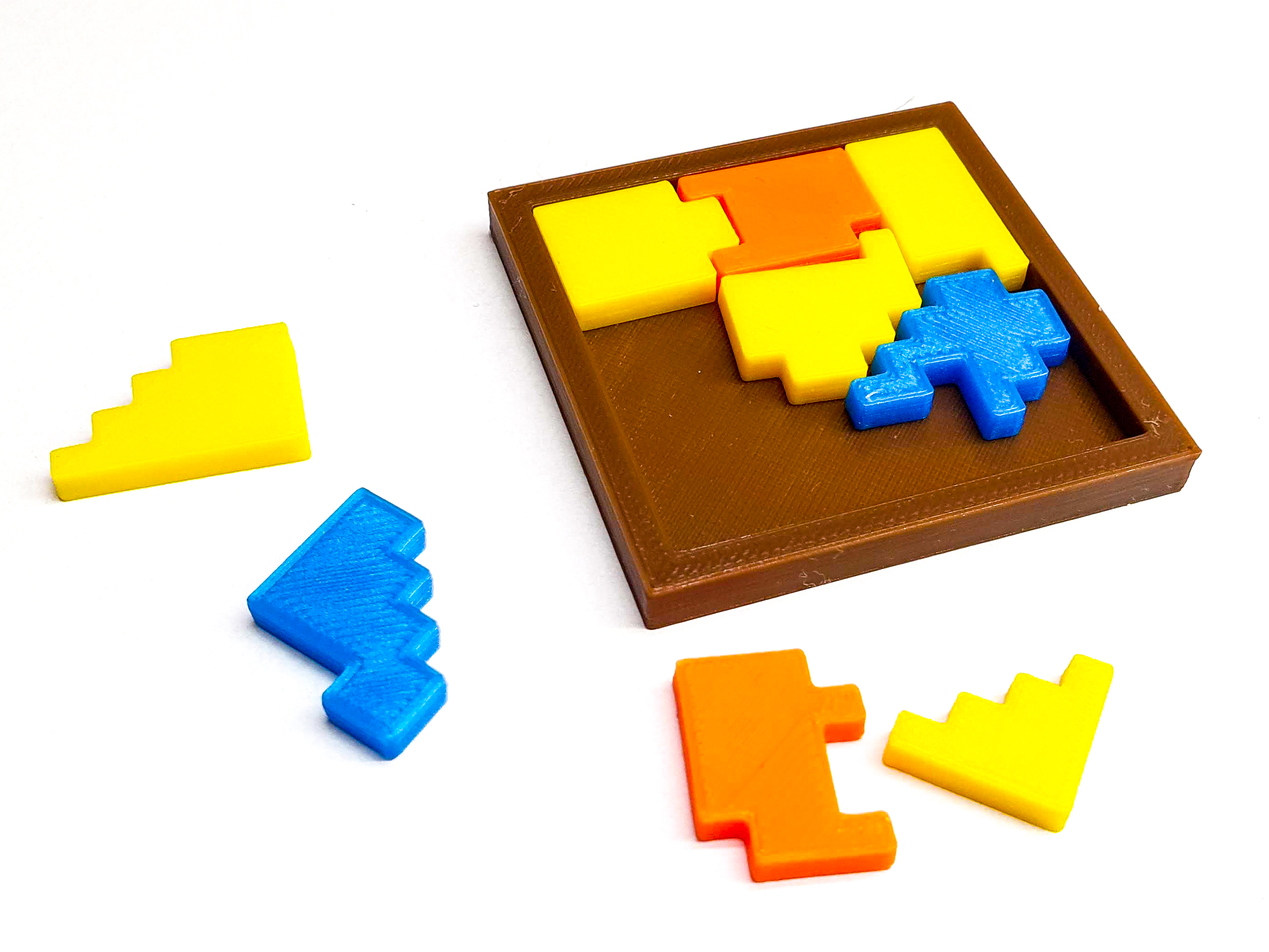 Square puzzle 9pcs - Brain teaser