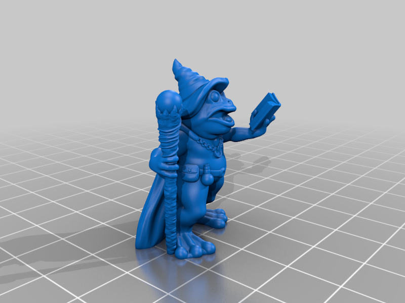 Frog Wizard by Clay Rade | Download free STL model | Printables.com