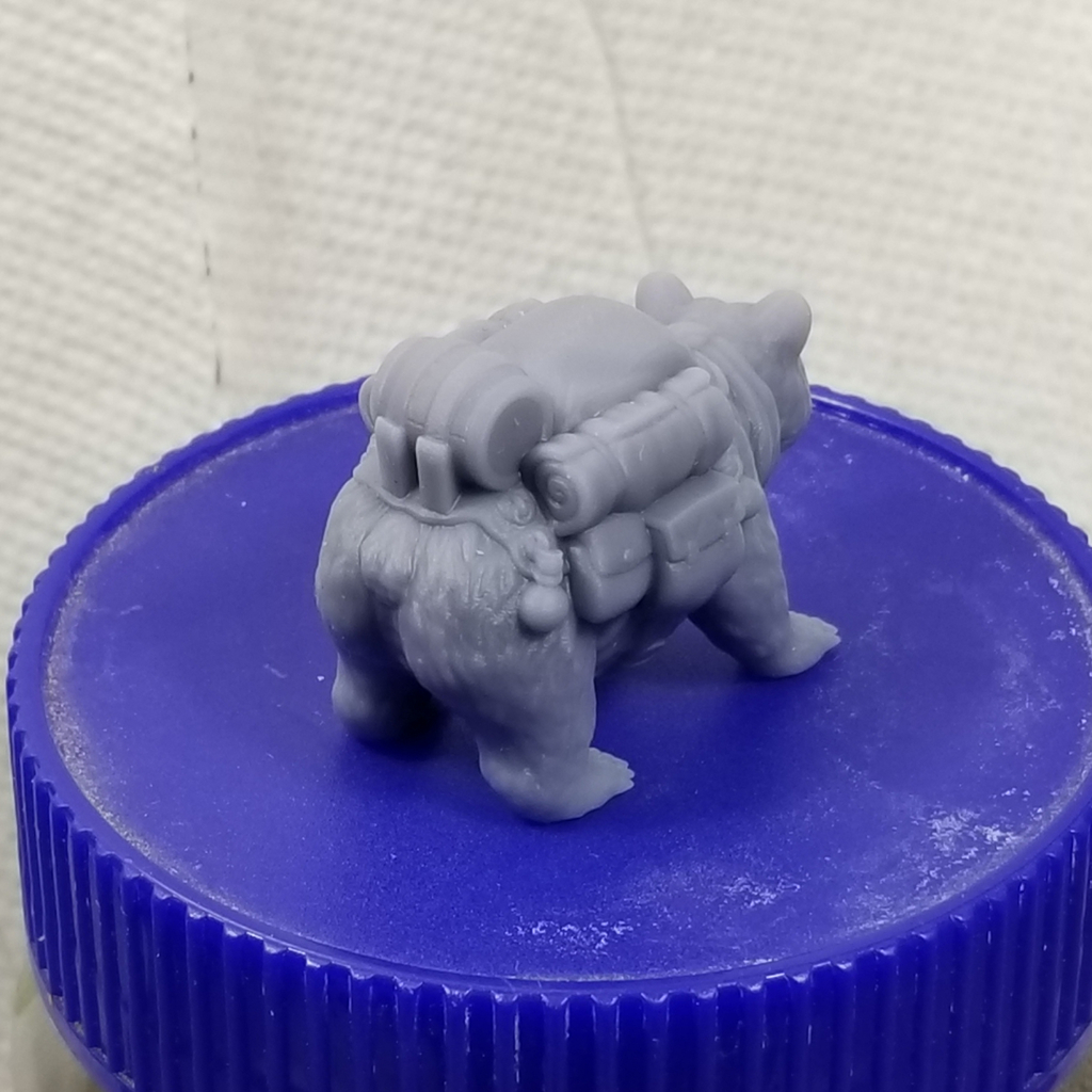 Miniatura 4 do modelo 3D Pack Bear
