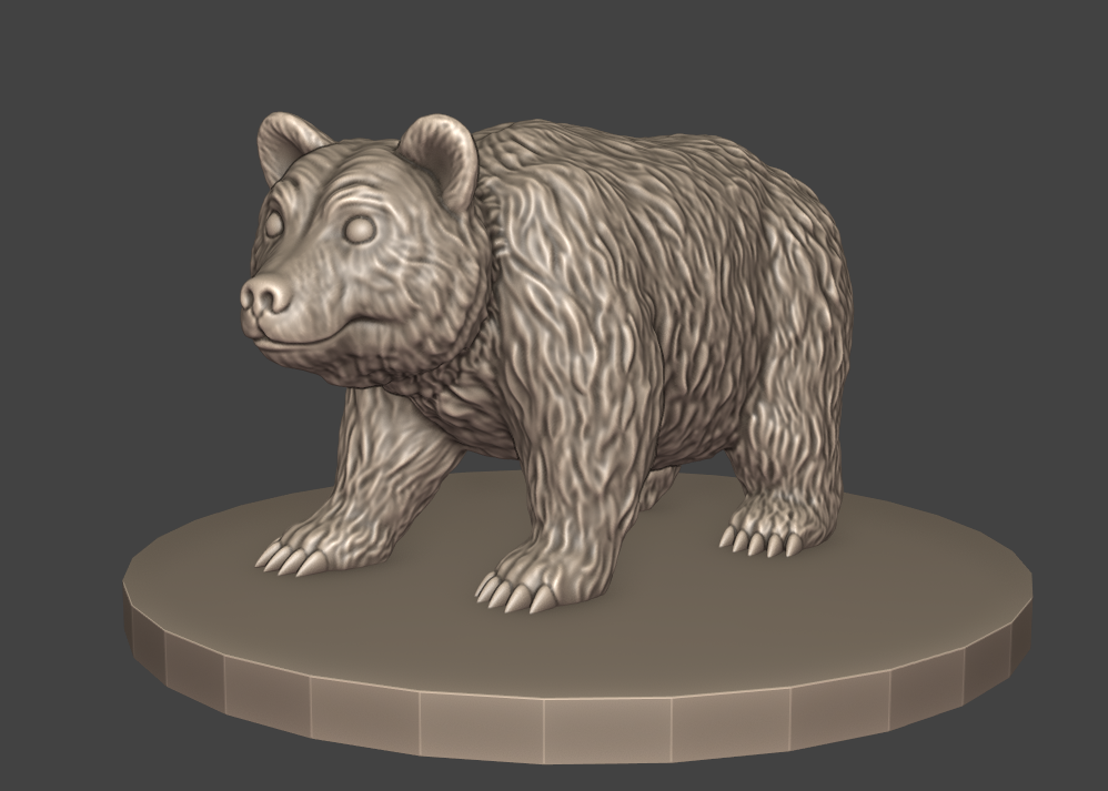 Miniatura 5 do modelo 3D Pack Bear