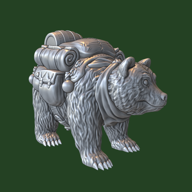 Miniatura 7 do modelo 3D Pack Bear