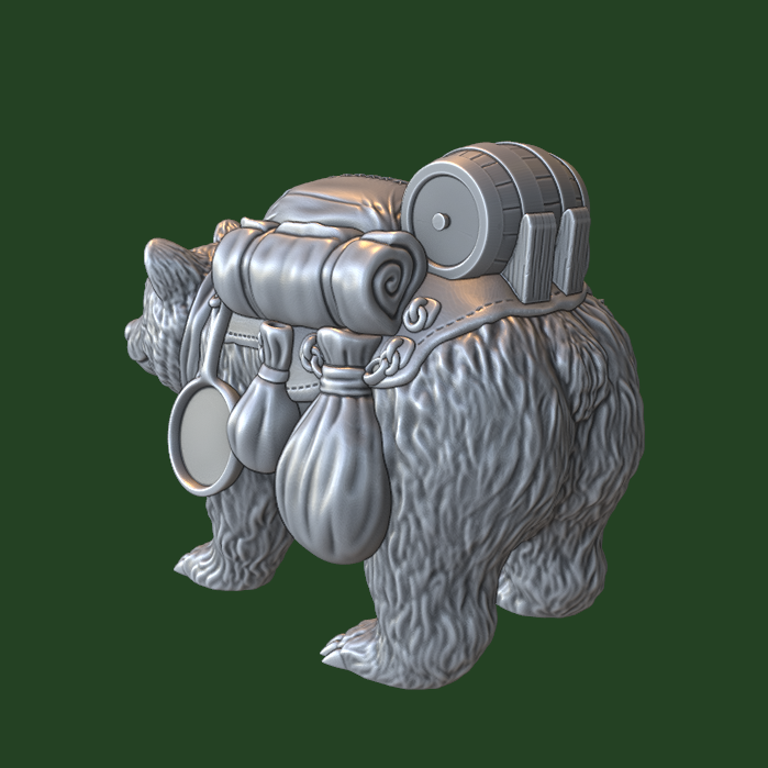 Miniatura 8 do modelo 3D Pack Bear