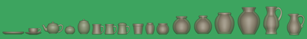 Miniatura 2 do modelo 3D Pottery