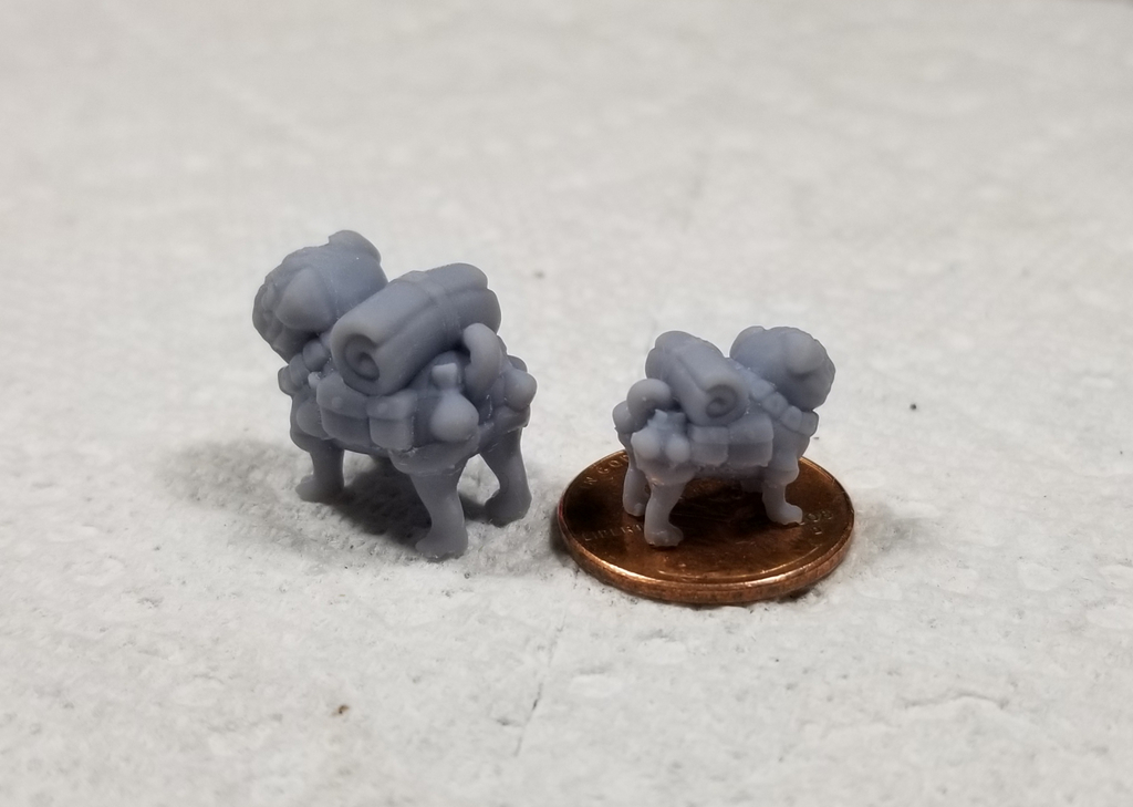 Miniatura 4 do modelo 3D Pack Pug