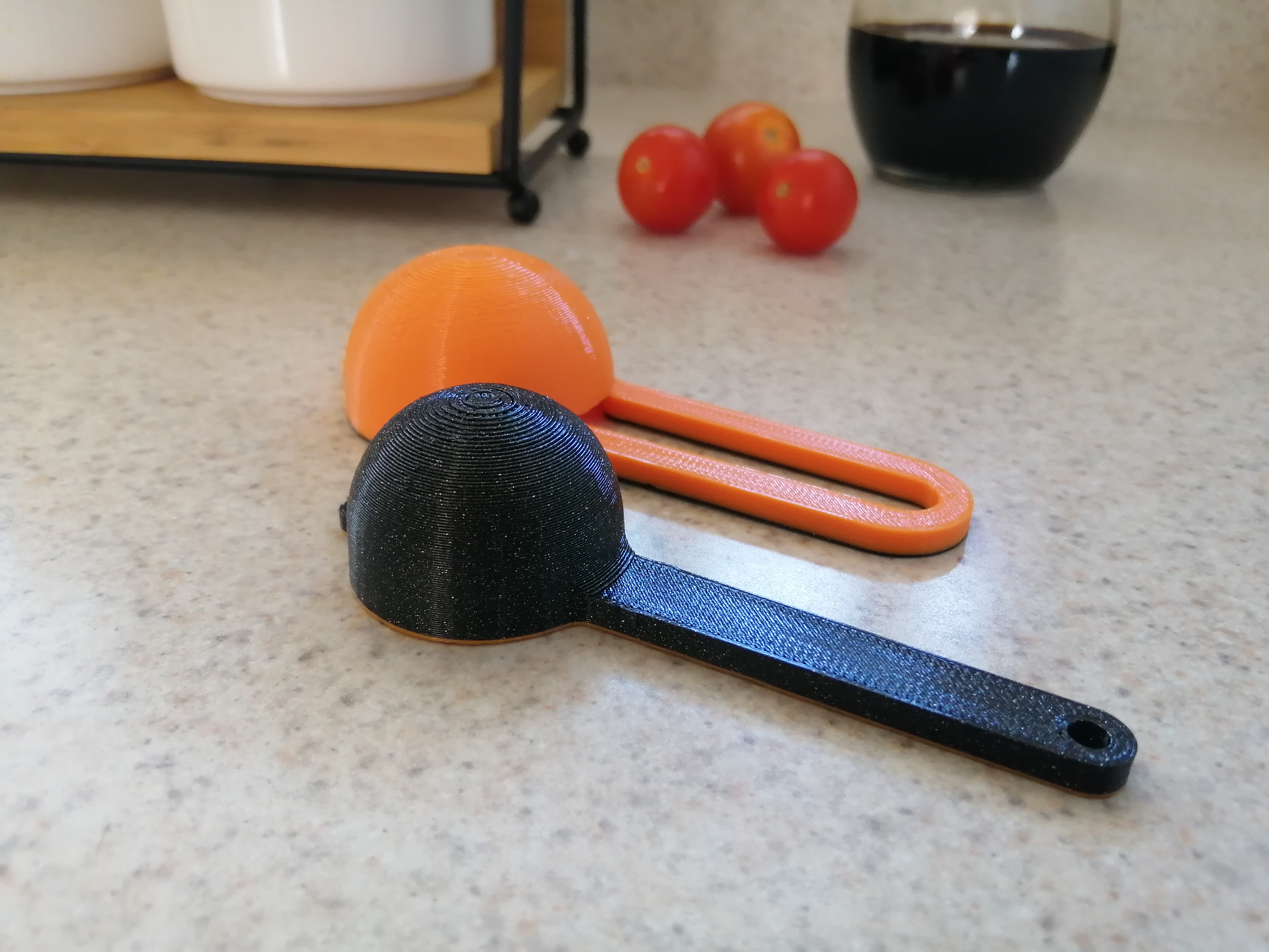 Miniatura 3 do modelo 3D Stackable measurig spoon