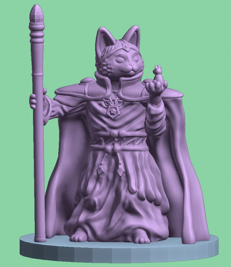 Miniatura 3 do modelo 3D Cat Mage