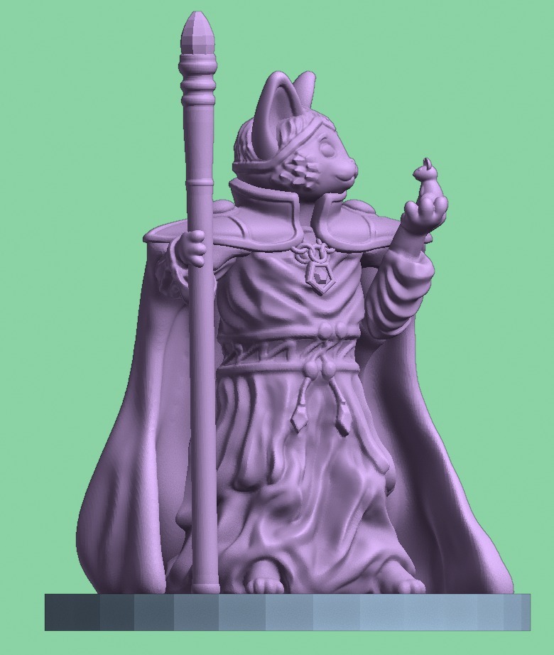 Miniatura 4 do modelo 3D Cat Mage