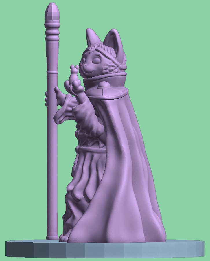 Miniatura 6 do modelo 3D Cat Mage