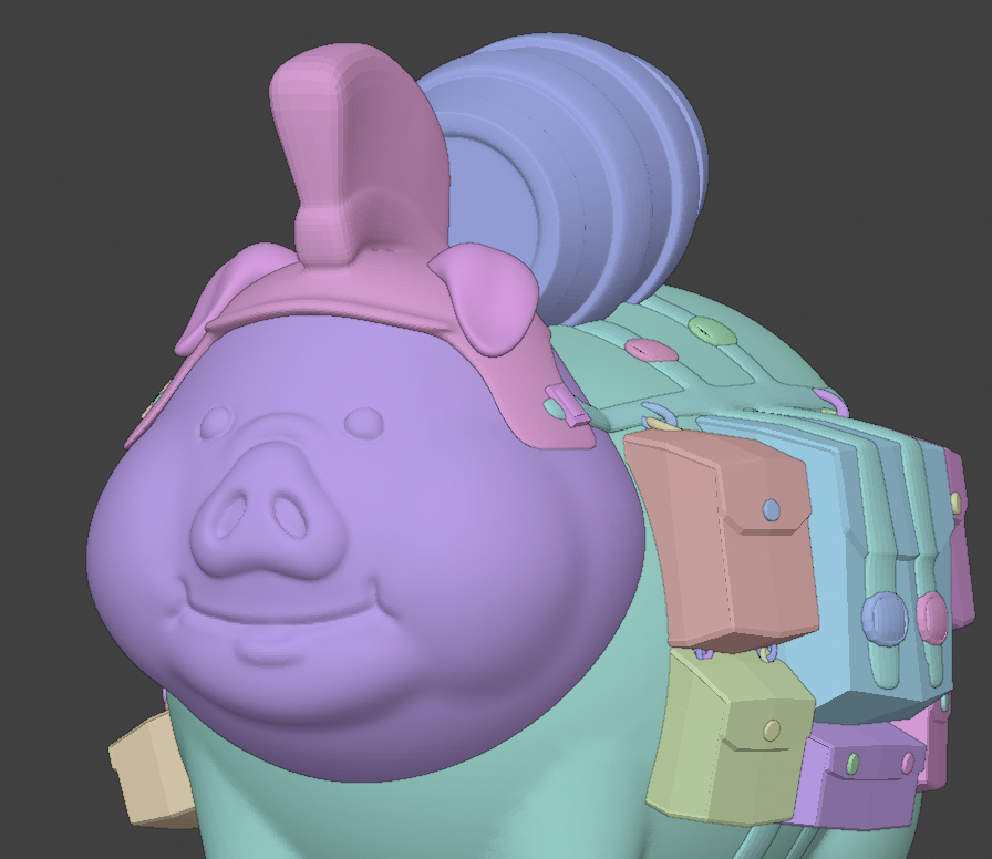 Miniatura 13 do modelo 3D Pack Pig